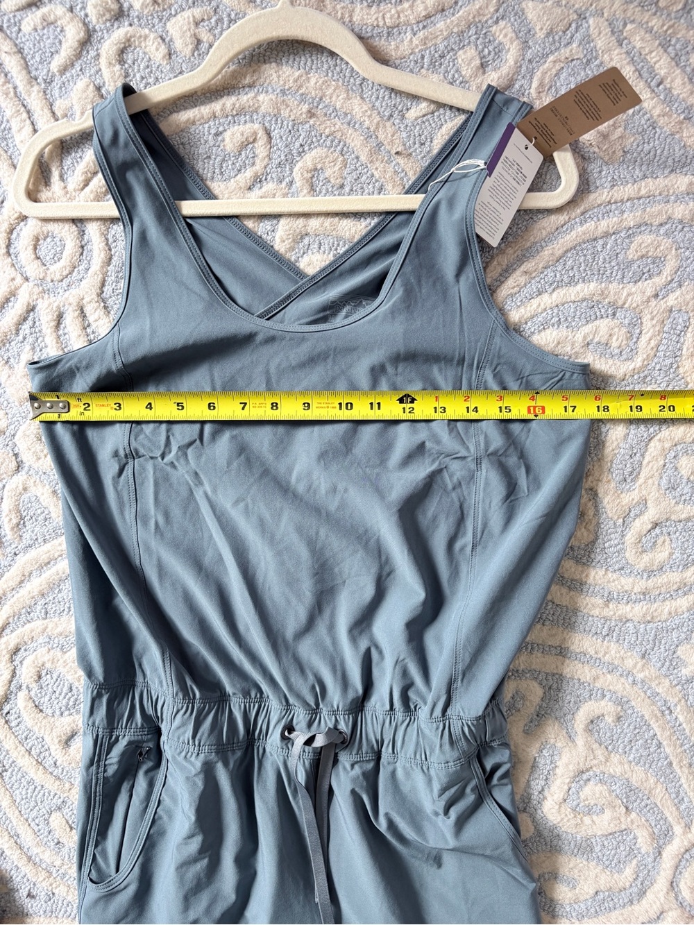 Patagonia Fleetwith Romper/Jumpsuit in Plume Blue-Grey NWT - Picture 12 of 14